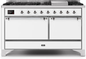 Ilve 60'' Majestic II Dual Fuel Liquid Propane Range