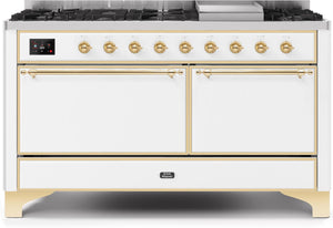 Ilve 60'' Majestic II Dual Fuel Natural Gas Range