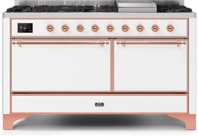 Ilve 60'' Majestic II Dual Fuel Liquid Propane Range