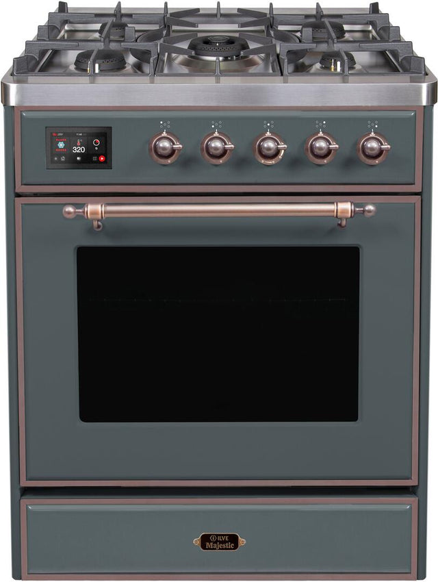 Ilve 30'' Majestic II Dual Fuel Natural Gas Range