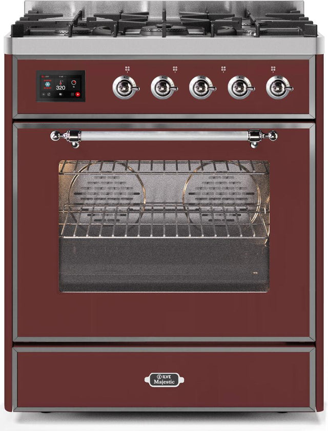 Ilve 30'' Majestic II Dual Fuel Natural Gas Range