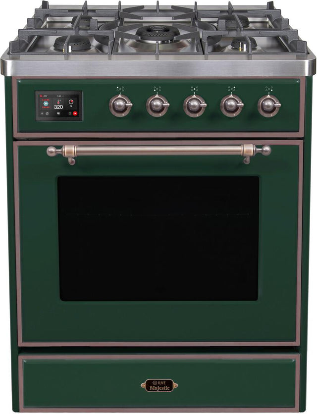 Ilve 30'' Majestic II Dual Fuel Natural Gas Range