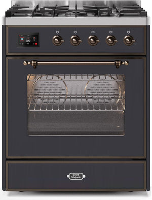 Ilve 30'' Majestic II Dual Fuel Liquid Propane Range