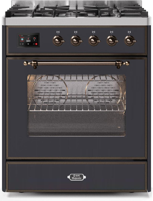 Ilve 30'' Majestic II Dual Fuel Natural Gas Range