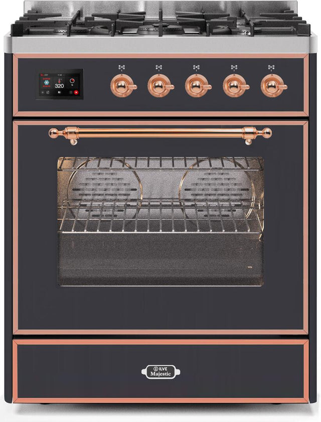 Ilve 30'' Majestic II Dual Fuel Natural Gas Range