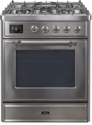 Ilve 30'' Majestic II Dual Fuel Liquid Propane Range