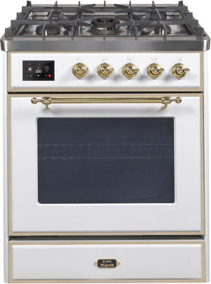 Ilve 30'' Majestic II Dual Fuel Liquid Propane Range