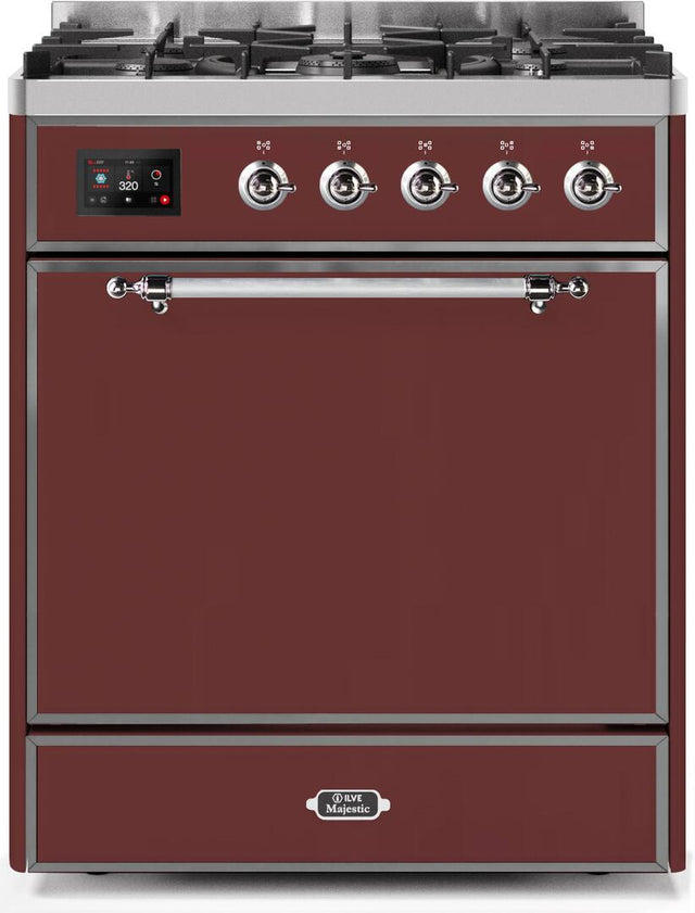 Ilve 30'' Majestic II Dual Fuel Natural Gas Range