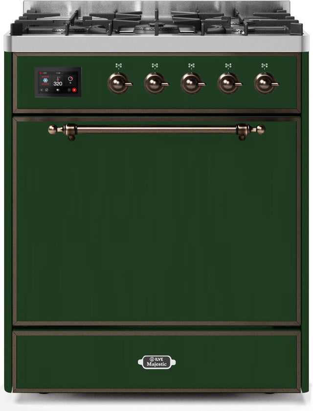 Ilve 30'' Majestic II Dual Fuel Natural Gas Range
