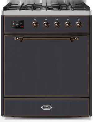 Ilve 30'' Majestic II Dual Fuel Natural Gas Range