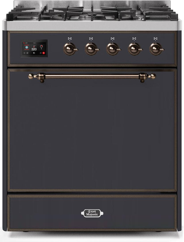 Ilve 30'' Majestic II Dual Fuel Natural Gas Range