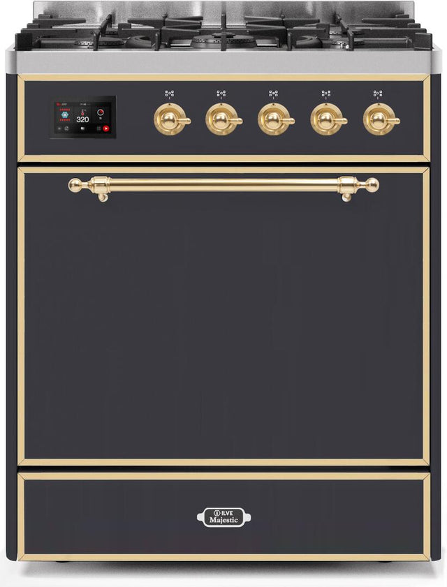 Ilve 30'' Majestic II Dual Fuel Natural Gas Range