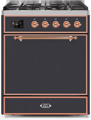 Ilve 30'' Majestic II Dual Fuel Natural Gas Range