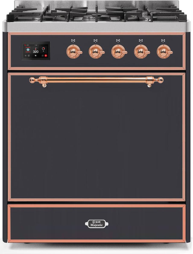 Ilve 30'' Majestic II Dual Fuel Natural Gas Range