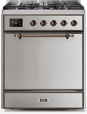 Ilve 30'' Majestic II Dual Fuel Natural Gas Range