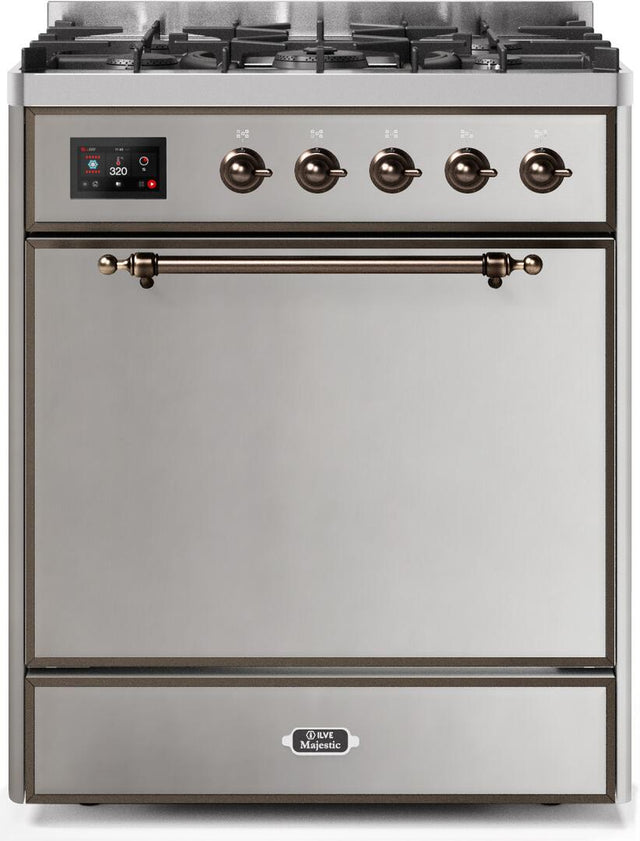 Ilve 30'' Majestic II Dual Fuel Natural Gas Range