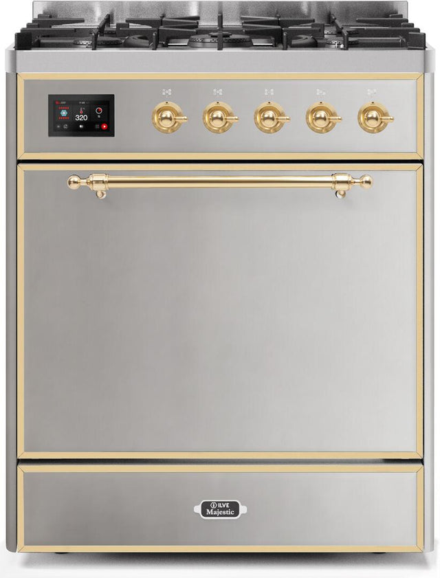 Ilve 30'' Majestic II Dual Fuel Natural Gas Range