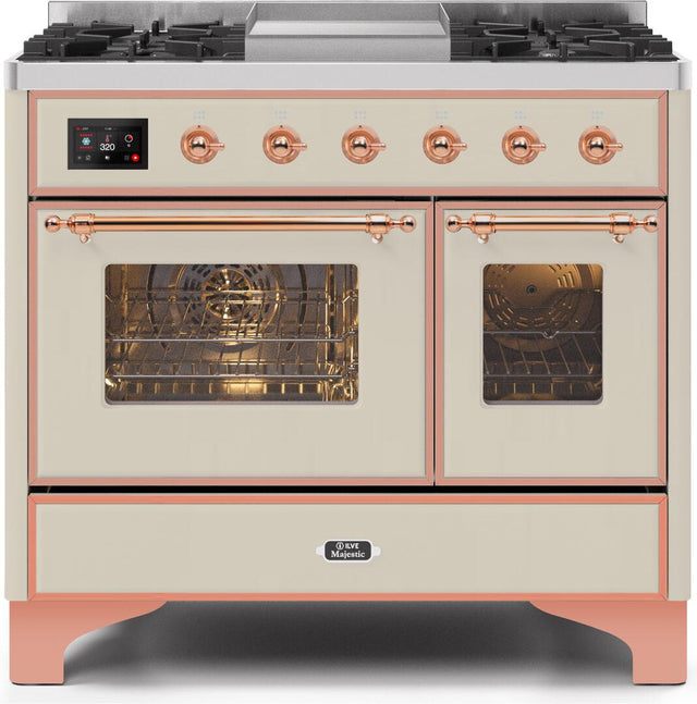 Ilve 40'' Majestic II Dual Fuel Liquid Propane Range