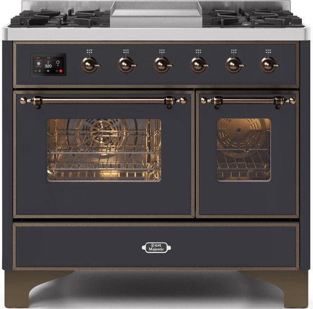 Ilve 40'' Majestic II Dual Fuel Liquid Propane Range