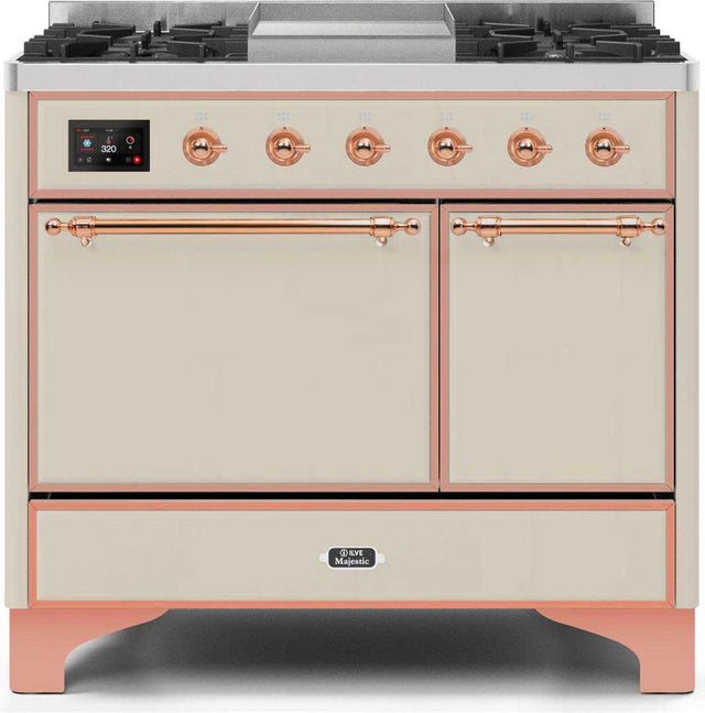 Ilve 40'' Majestic II Dual Fuel Liquid Propane Range