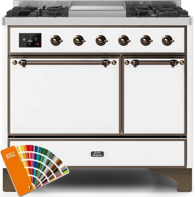Ilve 40'' Majestic II Dual Fuel Liquid Propane Range