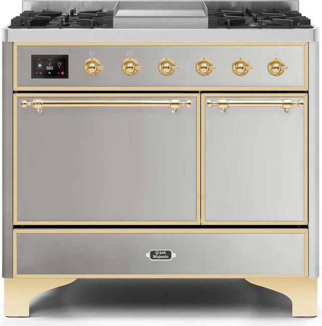 Ilve 40'' Majestic II Dual Fuel Liquid Propane Range