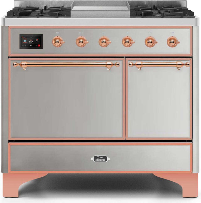 Ilve 40'' Majestic II Dual Fuel Liquid Propane Range