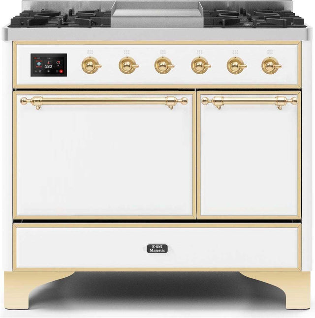 Ilve 40'' Majestic II Dual Fuel Liquid Propane Range
