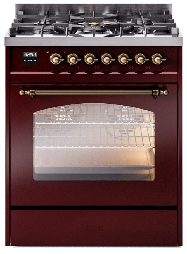 Ilve 30'' Nostalgie II Dual Fuel Natural Gas Range