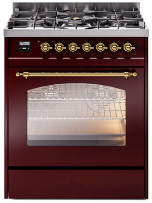 Ilve 30'' Nostalgie II Dual Fuel Natural Gas Range
