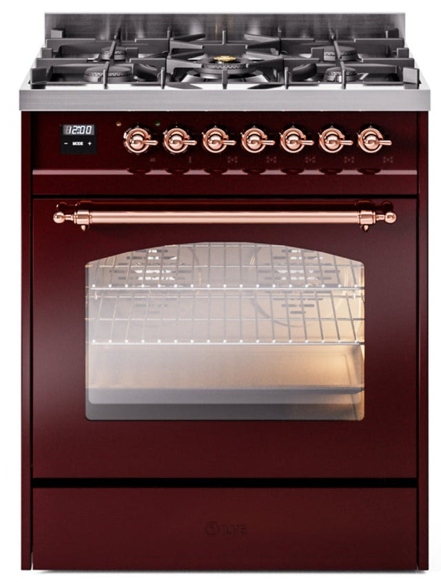 Ilve 30'' Nostalgie II Dual Fuel Natural Gas Range