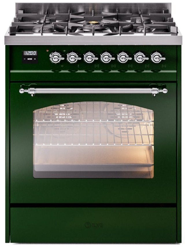 Ilve 30'' Nostalgie II Dual Fuel Natural Gas Range