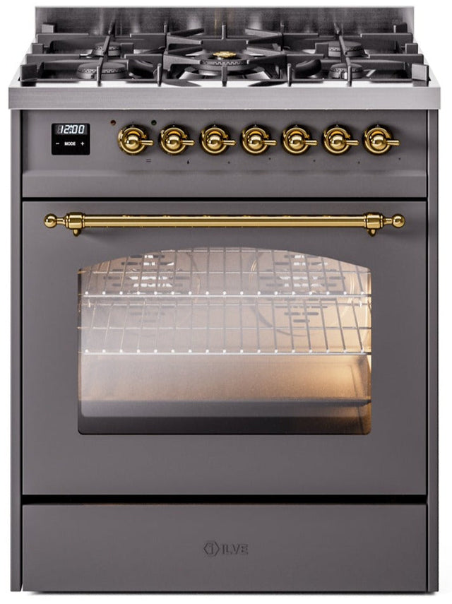 Ilve 30'' Nostalgie II Dual Fuel Natural Gas Range