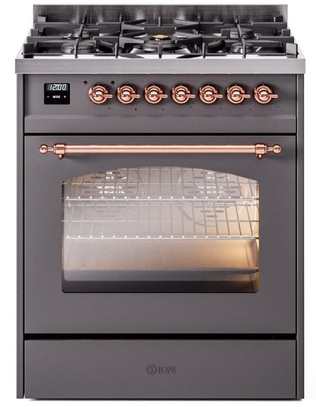 Ilve 30'' Nostalgie II Dual Fuel Liquid Propane Range