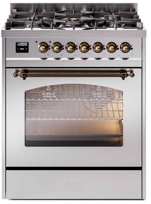 Ilve 30'' Nostalgie II Dual Fuel Natural Gas Range