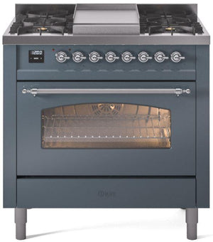 Ilve 36'' Nostalgie II Dual Fuel Natural Gas Range