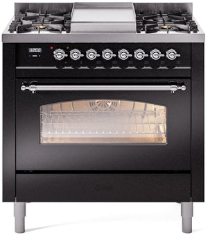 Ilve 36'' Nostalgie II Dual Fuel Natural Gas Range