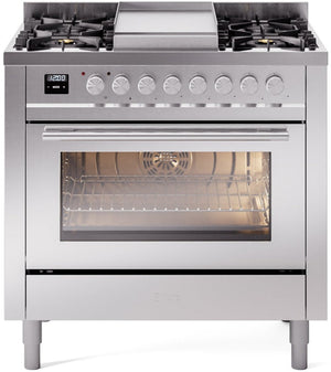 Ilve 36'' Professional Plus II Liquid Propane Range