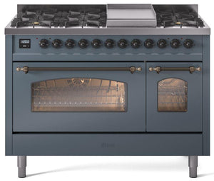 Ilve 48'' Nostalgie II Dual Fuel Natural Gas Range