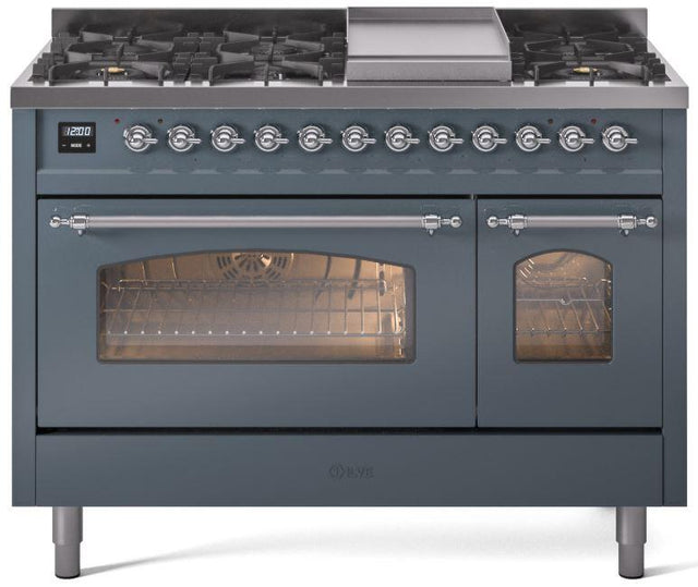 Ilve 48'' Nostalgie II Dual Fuel Liquid Propane Range