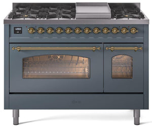 Ilve 48'' Nostalgie II Dual Fuel Natural Gas Range
