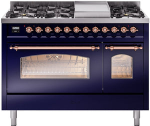 Ilve 48'' Nostalgie II Dual Fuel Liquid Propane Range