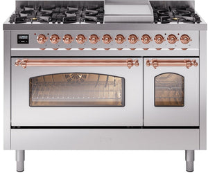Ilve 48'' Nostalgie II Dual Fuel Natural Gas Range