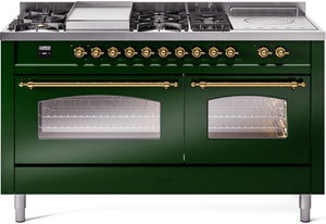 Ilve 60'' Nostalgie II Dual Fuel Liquid Propane Range