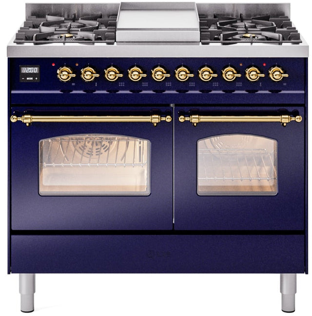Ilve 40'' Nostalgie II Dual Fuel Natural Gas Range