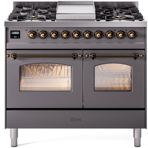 Ilve 40'' Nostalgie II Dual Fuel Natural Gas Range
