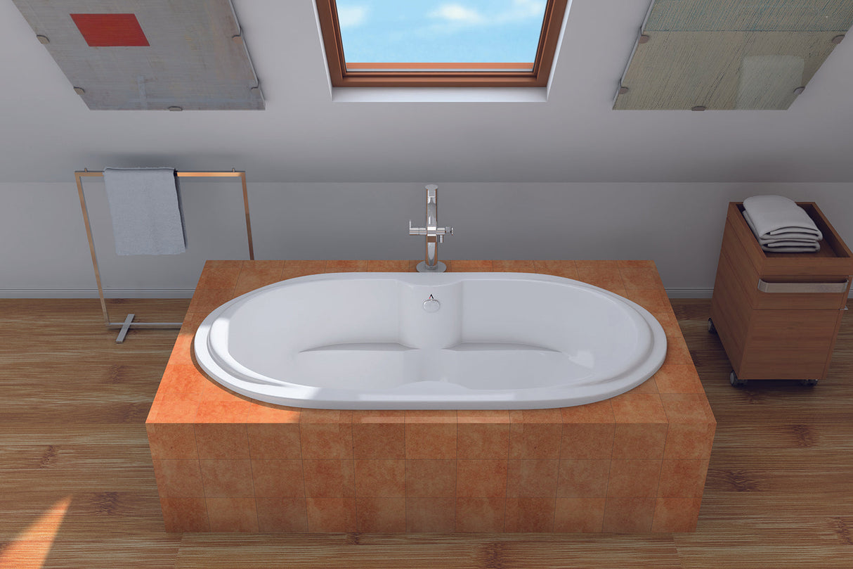 Americh UD6634TA2-BI Undine 6634 - Tub Only / Airbath 2 - Biscuit