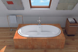 Americh UD6634TA2-BI Undine 6634 - Tub Only / Airbath 2 - Biscuit