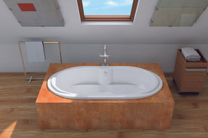 Americh UD6634TA2-BI Undine 6634 - Tub Only / Airbath 2 - Biscuit