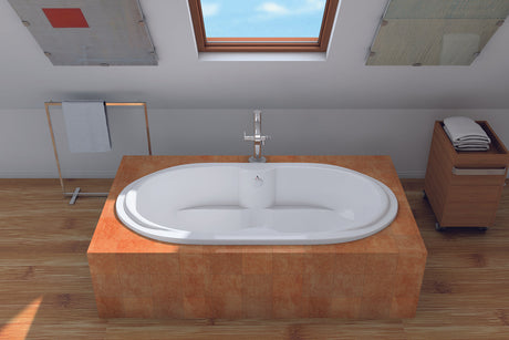 Americh UD6634TA2-BI Undine 6634 - Tub Only / Airbath 2 - Biscuit
